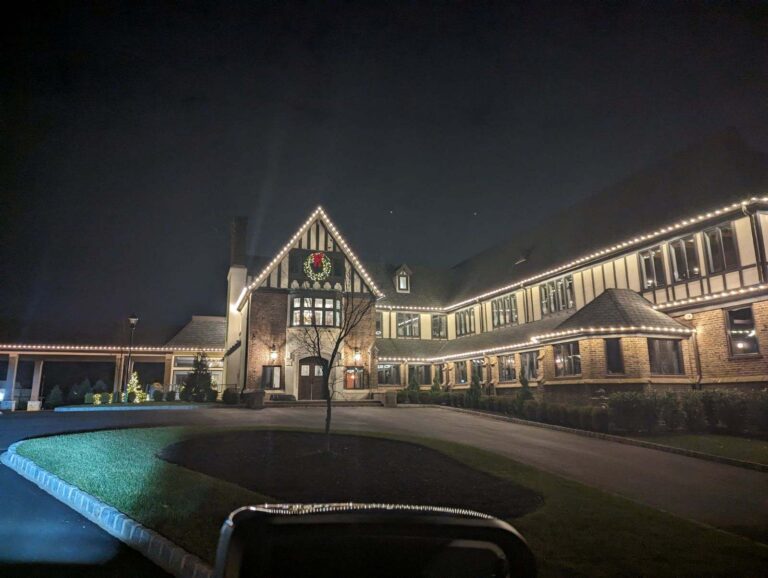 Holiday Lighting Large Building