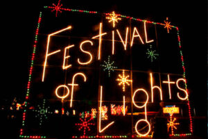 Holiday Lighting Large Sign